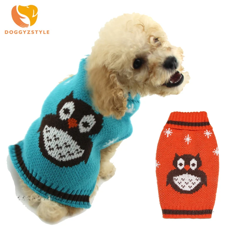 Halloween Owl Dog Sweater Warm Small Dogs Cats Knit Sweater Winter Pet Puppy Clothes for chihuahua teddy Coat DOGGYZSTYLE
Halloween Owl Dog Sweater Warm Small Dogs Cats Knit Sweater Winter Pet Puppy Clothes for chihuahua teddy Coat DOGGYZSTYLE