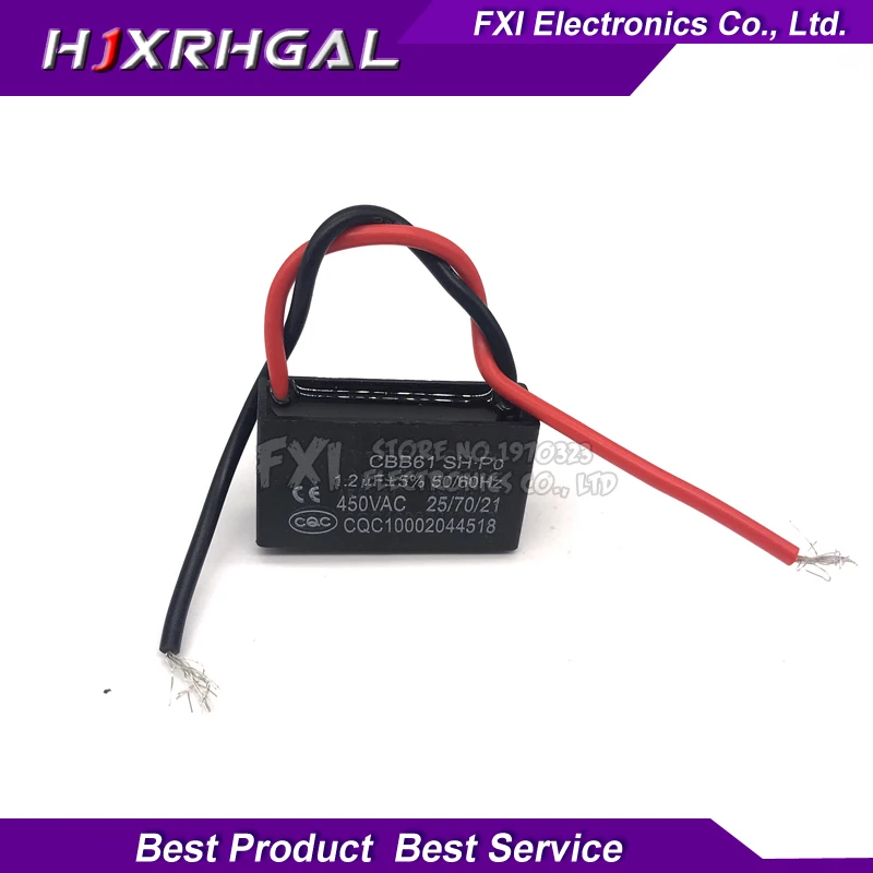 5pcs CBB61 1.2uf starting capacitance AC Fan Capacitor 450V CBB Motor Run Capacitor
5pcs CBB61 1.2uf starting capacitance AC Fan Capacitor 450V CBB Motor Run Capacitor