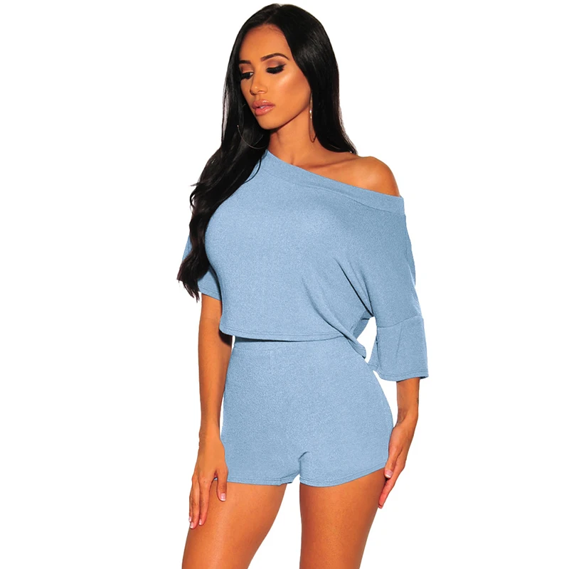 Casual Two Piece Loose Suits Soild Color Women Sets Sexy Elegant Five Point Sleeve Tops + Pencil Shorts Bodysuit Female Playsits
Casual Two Piece Loose Suits Soild Color Women Sets Sexy Elegant Five Point Sleeve Tops + Pencil Shorts Bodysuit Female Playsits