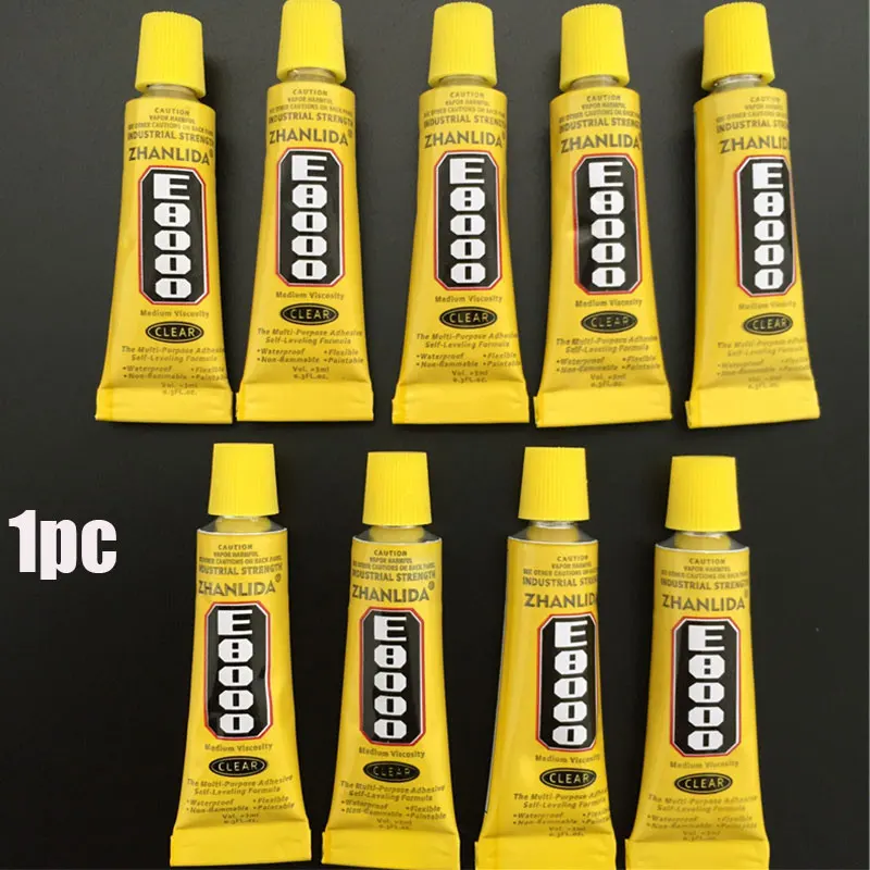 New 3ml E8000 Screen Repair Glue for Crafting DIY Glass Crystal Handicraft Rubber Fixed Glass Gel Hot Better B-7000 Touch Screen
New 3ml E8000 Screen Repair Glue for Crafting DIY Glass Crystal Handicraft Rubber Fixed Glass Gel Hot Better B-7000 Touch Screen