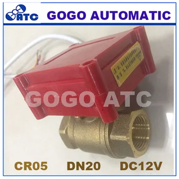 CWX-20P DN20 3/4 BSP 2 way brass MINI motorized ball valve , Actuator control valve DC12V CR05 5 wires control
CWX-20P DN20 3/4 BSP 2 way brass MINI motorized ball valve , Actuator control valve DC12V CR05 5 wires control