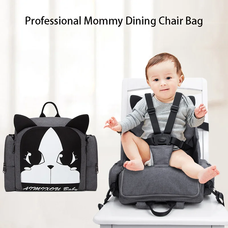 Baby Dining Chair Multi-function Diaper Backpack Large Mummy Bag Waterproof Safe Belt Booster Seat can Folding Travel Bags
Baby Dining Chair Multi-function Diaper Backpack Large Mummy Bag Waterproof Safe Belt Booster Seat can Folding Travel Bags