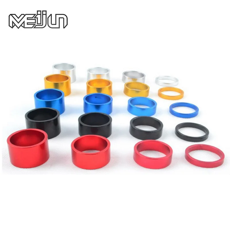 MEIJUN 4Pcs/set 5/10/15/20mm Aluminum Alloy Headset Stem Spacer MTB 28.6mm Fork Washer Cap For Road Bike Cycling
MEIJUN 4Pcs/set 5/10/15/20mm Aluminum Alloy Headset Stem Spacer MTB 28.6mm Fork Washer Cap For Road Bike Cycling