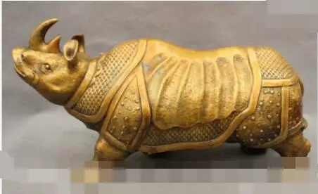 S4529 17" Chinese Bronze FengShui Giant Wild Animal Rhinoceros Rhino Statue Sculpture discount 30% (C0324)
S4529 17" Chinese Bronze FengShui Giant Wild Animal Rhinoceros Rhino Statue Sculpture discount 30% (C0324)