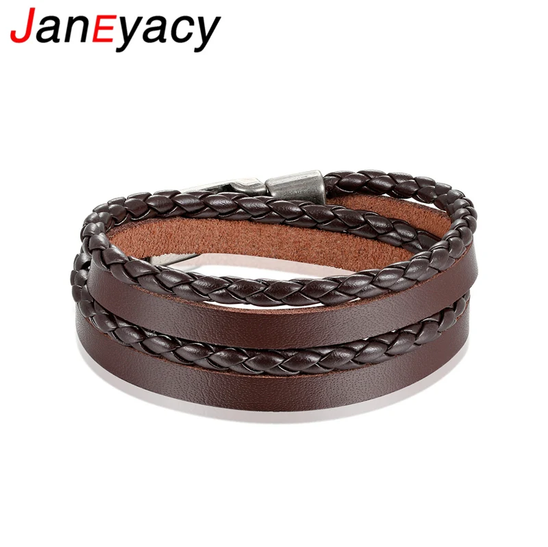 Janeyacy Fashion Brands Bracelets Women's 2018 Casual Leather Bracelets Men's Charm Vintage Multilayer Bracele Pulseira hombres
Janeyacy Fashion Brands Bracelets Women's 2018 Casual Leather Bracelets Men's Charm Vintage Multilayer Bracele Pulseira hombres