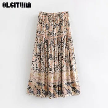 New 2020 Spring Summer Print Skirt Female Retro Careful Machine Side Slit Personality Sexy High Waist Skirt SK369
New 2020 Spring Summer Print Skirt Female Retro Careful Machine Side Slit Personality Sexy High Waist Skirt SK369