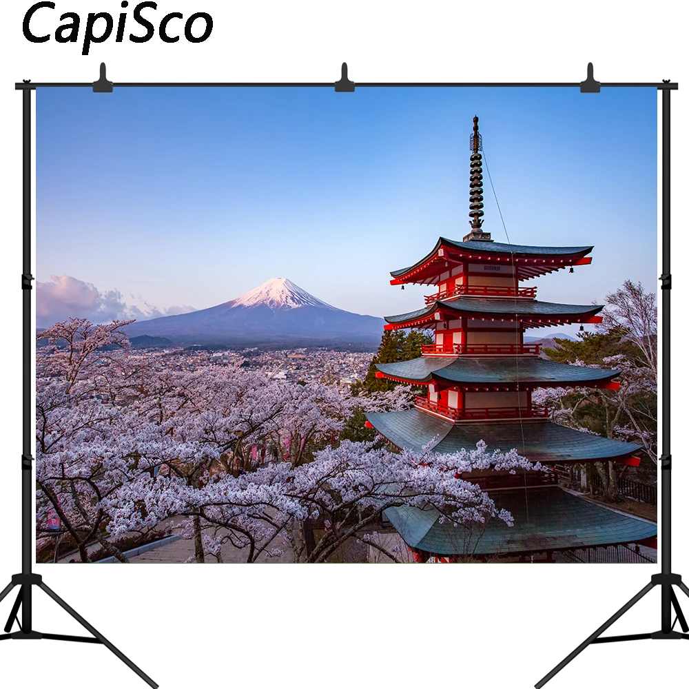 Capisco vinyl photography background Mount Fuji Architecture sakura snow mountain Japanese style Natural Scenery backdrop
Capisco vinyl photography background Mount Fuji Architecture sakura snow mountain Japanese style Natural Scenery backdrop