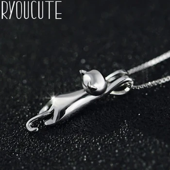 Boho Silver Color Cat Necklaces For Women Girls Fashion Jewelry Statement Charm Necklaces Pendant Collar Collares
Boho Silver Color Cat Necklaces For Women Girls Fashion Jewelry Statement Charm Necklaces Pendant Collar Collares