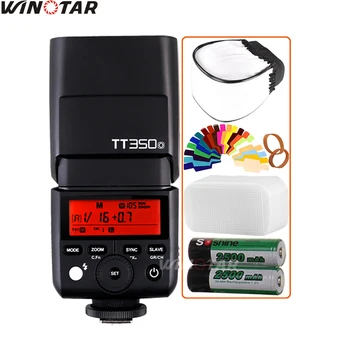 Godox TT350O 2.4G HSS 1/8000s TTL GN36 Mini Flash Speedlite + 2x 2500mAh Rechargeable Battery for Olympus / Panasonic Caneras
Godox TT350O 2.4G HSS 1/8000s TTL GN36 Mini Flash Speedlite + 2x 2500mAh Rechargeable Battery for Olympus / Panasonic Caneras