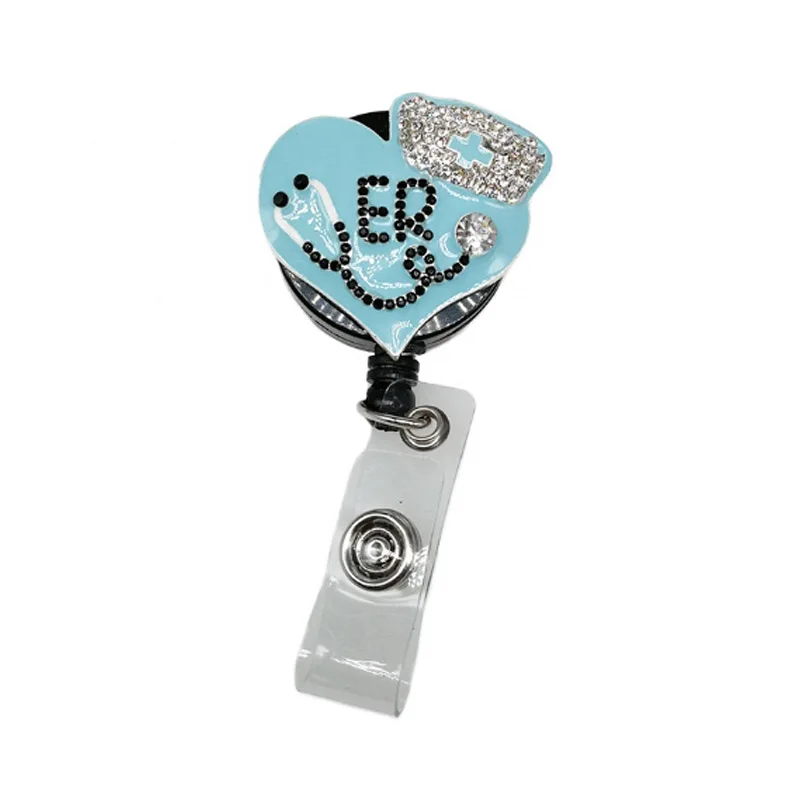 10pcs/lot free shipping blue enamel nurse Stethoscope heart shape retractable ID badge holder reel
10pcs/lot free shipping blue enamel nurse Stethoscope heart shape retractable ID badge holder reel