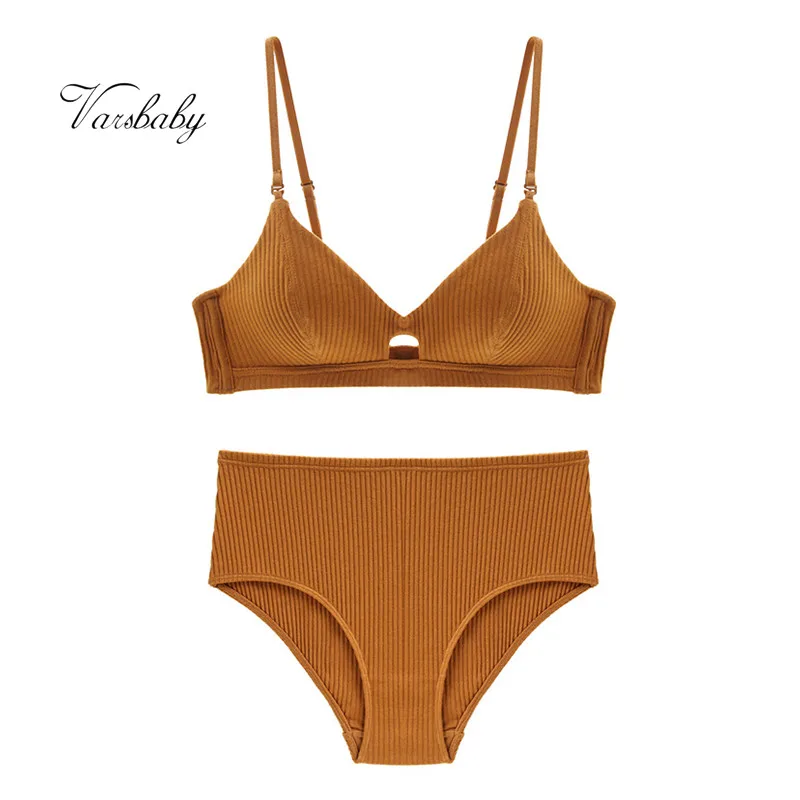 Varsbaby women's sexy thread seamless cotton underwear set french style wire free bra and panties
Varsbaby women's sexy thread seamless cotton underwear set french style wire free bra and panties