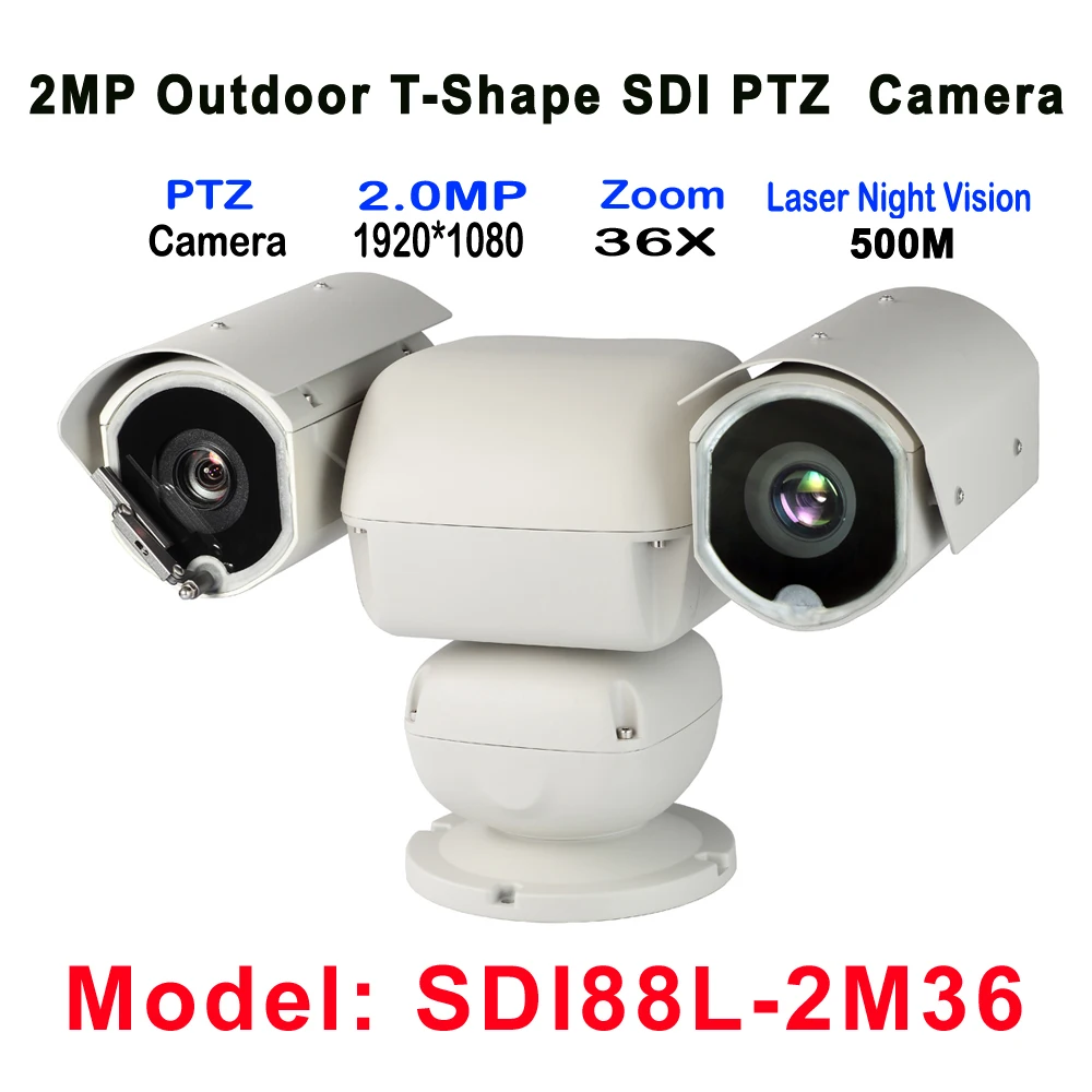 Heavy Duty Laser 500M Speed HDSDI PTZ Camera With 4.6-165.6m 36x Optical zoom Suitable for Public Vehicle/forest/Boarder/Defense
Heavy Duty Laser 500M Speed HDSDI PTZ Camera With 4.6-165.6m 36x Optical zoom Suitable for Public Vehicle/forest/Boarder/Defense