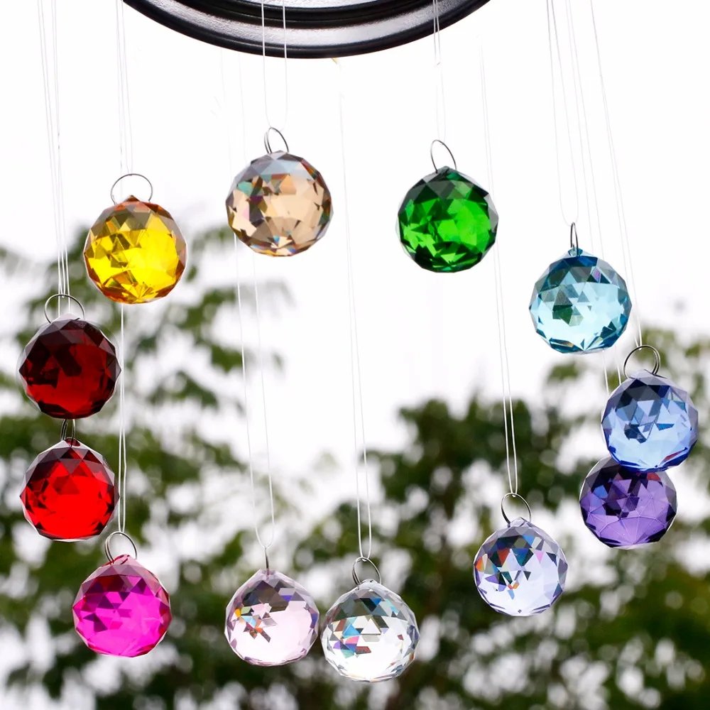 H&D 12pcs Multi-Color Faceted Glass Crystal Balls for Chandelier Parts Prisms Lighting Balls Suncatcher Wedding Home Decoration
H&D 12pcs Multi-Color Faceted Glass Crystal Balls for Chandelier Parts Prisms Lighting Balls Suncatcher Wedding Home Decoration