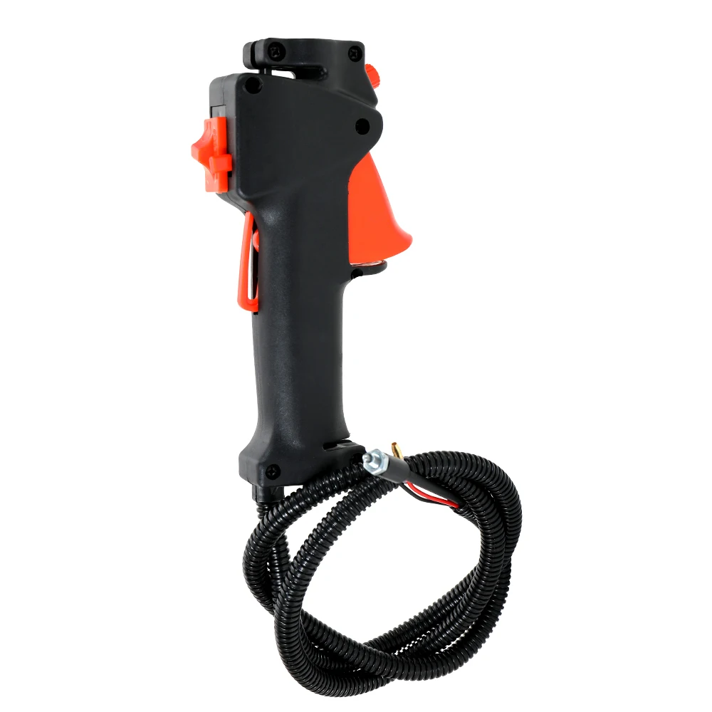 Lawn Mower Parts Handle Switch Throttle Trigger Switches Trimmer Brush Cutter Handle Switch Throttle Trigger Cable Accessories
Lawn Mower Parts Handle Switch Throttle Trigger Switches Trimmer Brush Cutter Handle Switch Throttle Trigger Cable Accessories