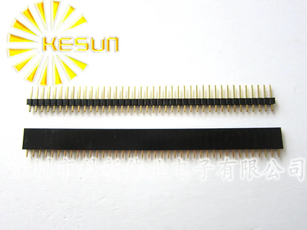 10PCS x 1*40 2*40 40Pin 2.54mm Single Row Straight Male & Female Pin Header ROHS Gold-plated
10PCS x 1*40 2*40 40Pin 2.54mm Single Row Straight Male & Female Pin Header ROHS Gold-plated