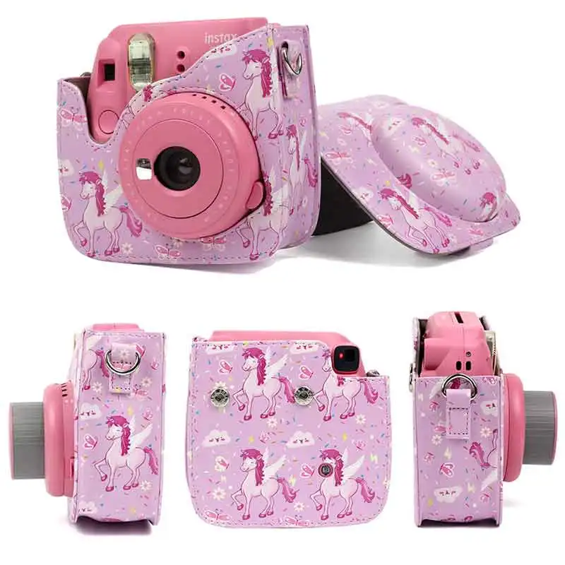 Rose Red PU Leather Bag Case For Fujifilm Instax Mini 8 Mini 8s mini 9 with Shoulder Strap Protective Cover bags
Rose Red PU Leather Bag Case For Fujifilm Instax Mini 8 Mini 8s mini 9 with Shoulder Strap Protective Cover bags