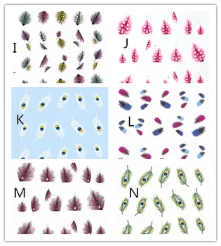 11 style in 1 Sheet Feather 3D Nail Art Water Decal Sticker Fashion Tips Decoration Max
11 style in 1 Sheet Feather 3D Nail Art Water Decal Sticker Fashion Tips Decoration Max