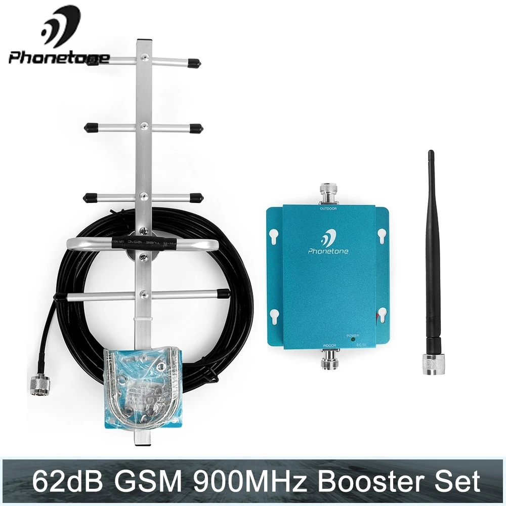 Powerful GSM Repeater 900MHz Mini Size GSM Cellular Signal Booster Gain 62dB Mini Mobile Phone Amplifier & Outdoor Yagi Antennas
Powerful GSM Repeater 900MHz Mini Size GSM Cellular Signal Booster Gain 62dB Mini Mobile Phone Amplifier & Outdoor Yagi Antennas