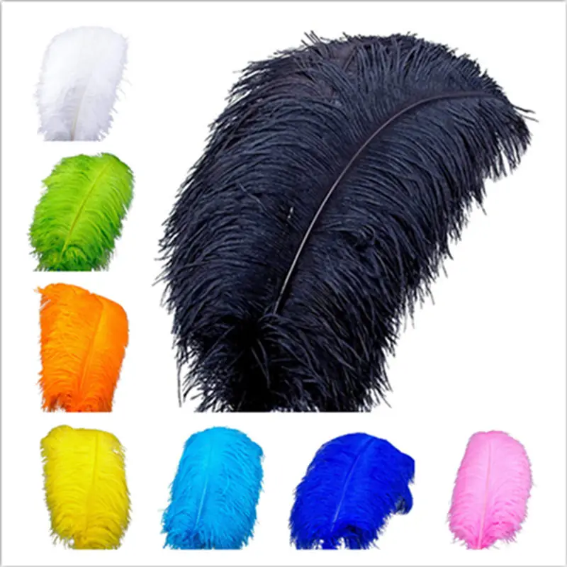 High quality 10pcs/lot Natural dyed Ostrich Feather 40-45cm Carnival Party Wedding Decorations plumes and Feathers for crafts
High quality 10pcs/lot Natural dyed Ostrich Feather 40-45cm Carnival Party Wedding Decorations plumes and Feathers for crafts