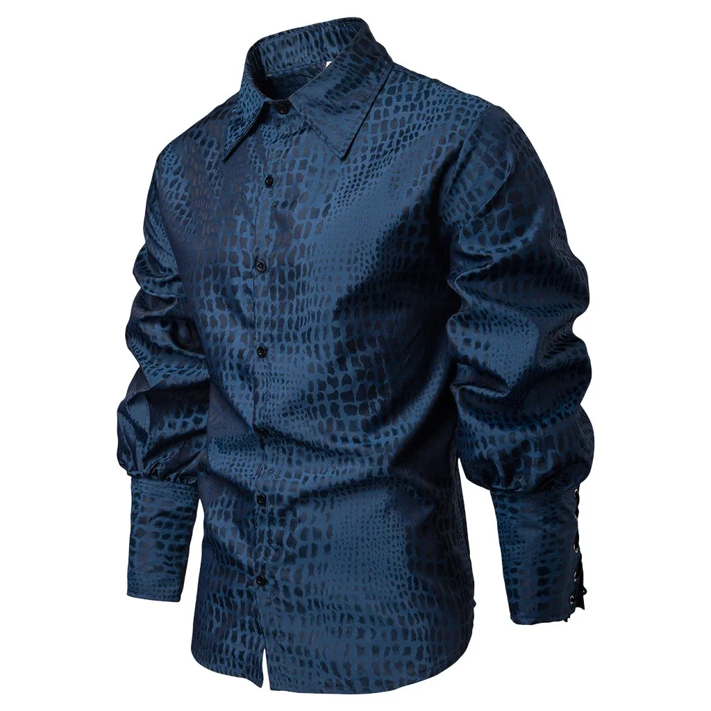 2019 Fashion Snake Print Shirt Summer Mens Clothing Button Casual Long Sleeve Male Shirt Streetwear Hawaiian Shirt Dress Blouse
2019 Fashion Snake Print Shirt Summer Mens Clothing Button Casual Long Sleeve Male Shirt Streetwear Hawaiian Shirt Dress Blouse
