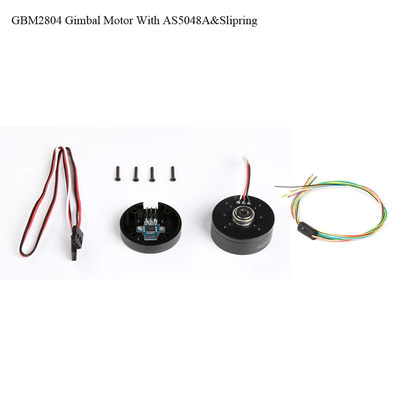 

iPower GBM2804H-100T GBM2804 2804 Gimbal Brushless Motor with AS5048A Encoder with 6.5mm slipring for Brushless Gimbal stalizer