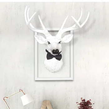 Luxury Creative Deer Head Wall Hanging Statue Aanimal Figurine Sculpture Home Wall Decorations Accessories Ornaments
Luxury Creative Deer Head Wall Hanging Statue Aanimal Figurine Sculpture Home Wall Decorations Accessories Ornaments