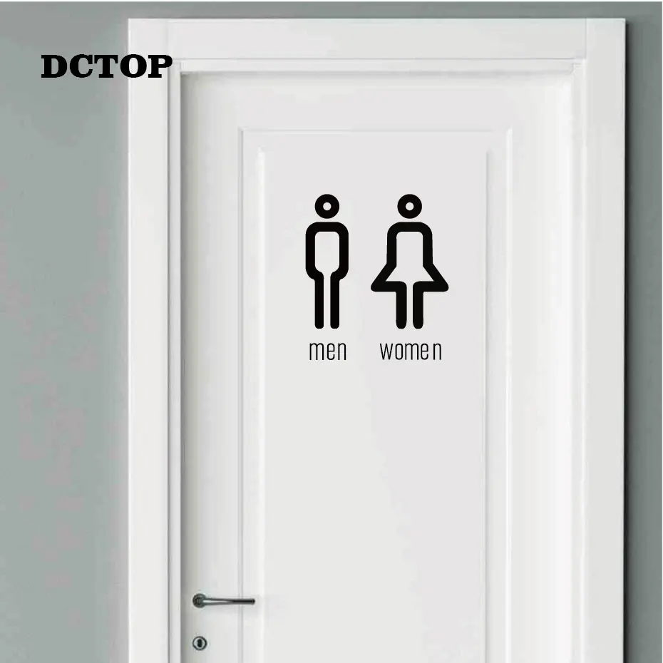 Waterproof WC Toilet Entrance Cartoon Sign Door Stickers Public Place Home Decoration Creative Pattern Wall Decals Vinyl Murals
Waterproof WC Toilet Entrance Cartoon Sign Door Stickers Public Place Home Decoration Creative Pattern Wall Decals Vinyl Murals