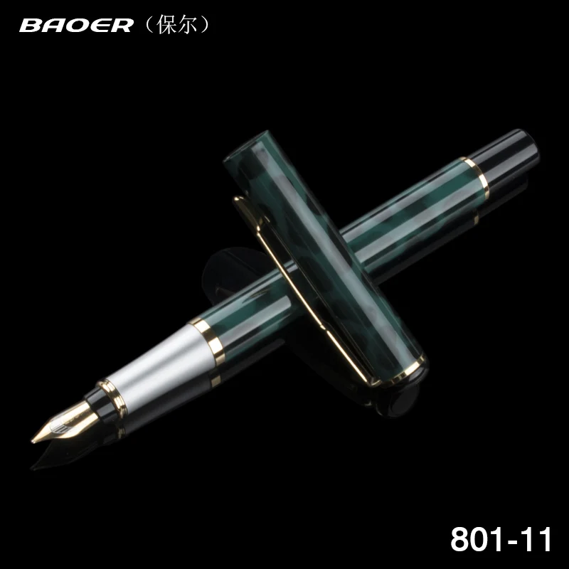Gifts BAOER 801 Fancy Cyan Black Polished Golden Arrow Clip F nib Steel/Ink/Fine/Fountain pen
Gifts BAOER 801 Fancy Cyan Black Polished Golden Arrow Clip F nib Steel/Ink/Fine/Fountain pen
