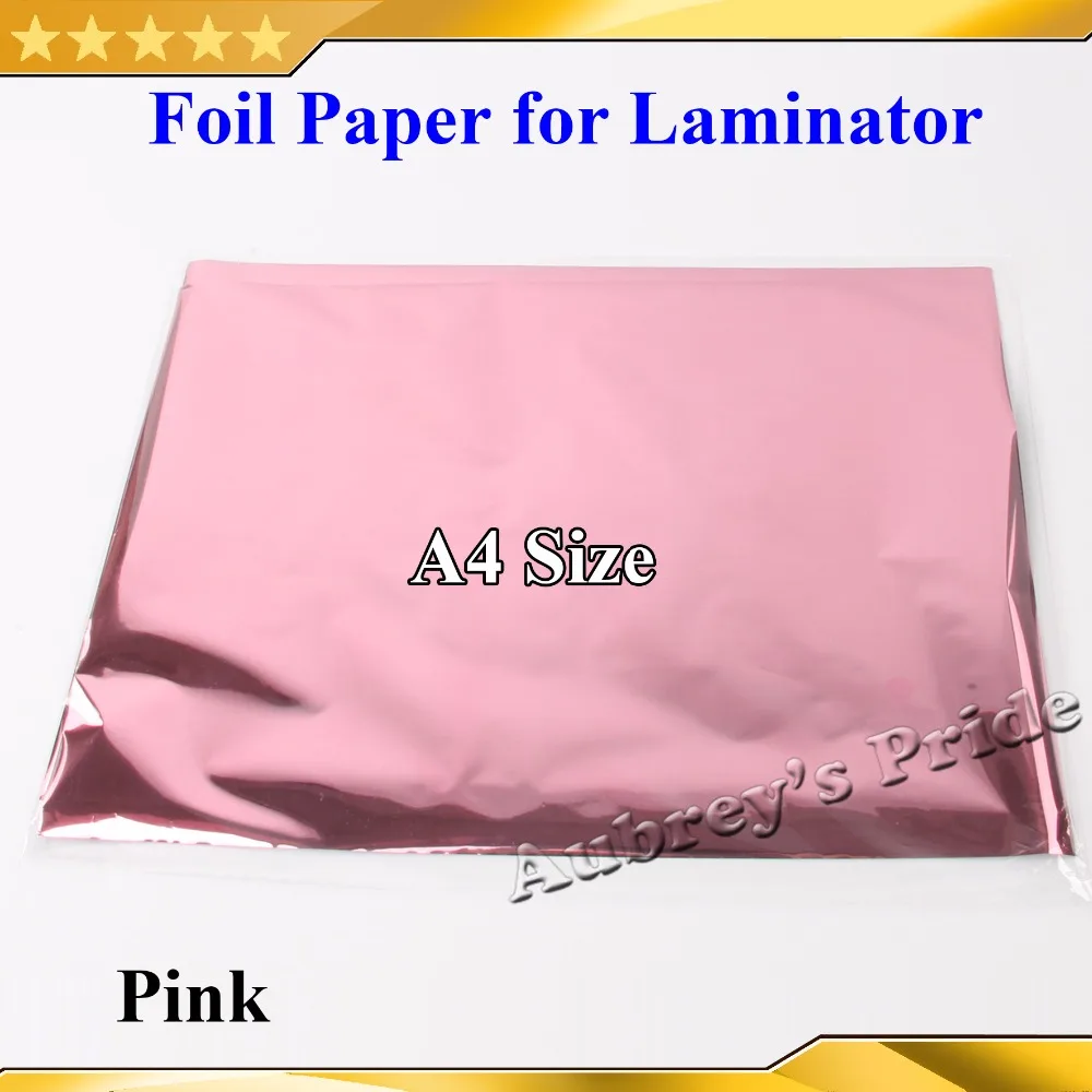 Free Shipping 50Pcs Pink 20x29Cm A4 Hot Stamping Foil Paper Laminator Laminating Transfere on Elegance Cards
Free Shipping 50Pcs Pink 20x29Cm A4 Hot Stamping Foil Paper Laminator Laminating Transfere on Elegance Cards