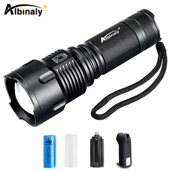 Powerful LED Flashlight T6 led bead lamp Zoomable Waterproof Torch for 26650 Rechargeable or AA Battery
Powerful LED Flashlight T6 led bead lamp Zoomable Waterproof Torch for 26650 Rechargeable or AA Battery