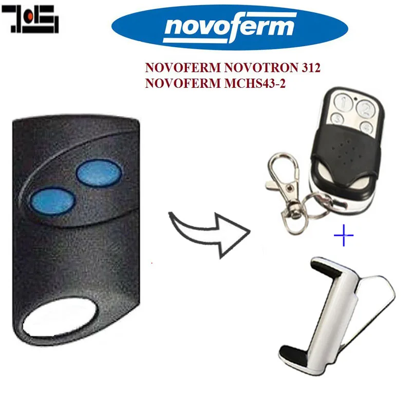 For NOVOFERM NOVOTRON 312,NOVOFERM MCHS43-2 433,92mhz compatible replacement remote control
For NOVOFERM NOVOTRON 312,NOVOFERM MCHS43-2 433,92mhz compatible replacement remote control