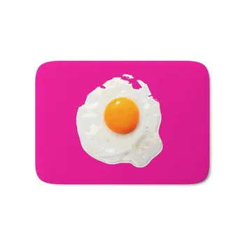 Sunny Side Up Egg On Hot Pink Bath Mat 17" x 24" Pattern Coral Fleece Rug Anti-Slip Doormat Home Decor
Sunny Side Up Egg On Hot Pink Bath Mat 17" x 24" Pattern Coral Fleece Rug Anti-Slip Doormat Home Decor