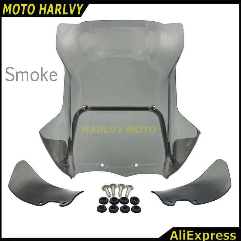 Motorcycle ABS Plastic Front Windshield + Side WindScreen Deflectors for BMW R1200GS Adventure 2005-2012
Motorcycle ABS Plastic Front Windshield + Side WindScreen Deflectors for BMW R1200GS Adventure 2005-2012