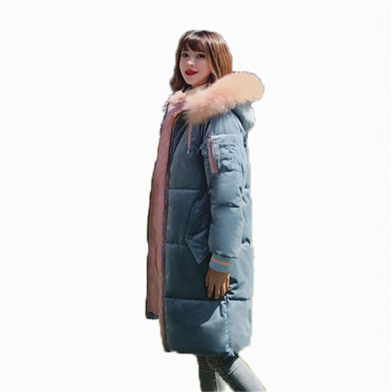 Winter Big Size Female Cotton Parkas Big fur collar Warm coat Large Size Women Costumes Hooded Long Overcoat Women Parkas J837
Winter Big Size Female Cotton Parkas Big fur collar Warm coat Large Size Women Costumes Hooded Long Overcoat Women Parkas J837