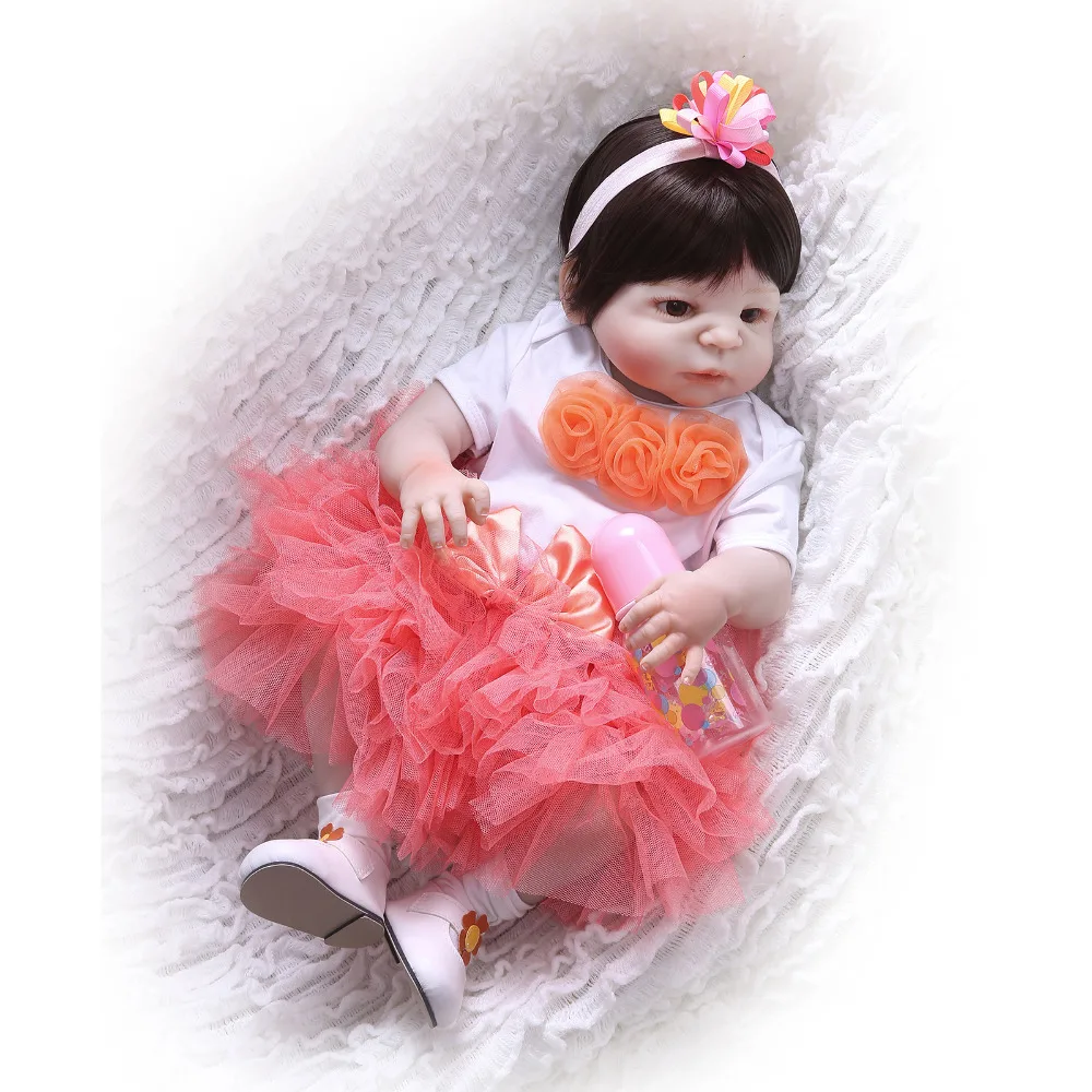 Nicery 22inch 55cm Bebe Reborn Doll Hard Silicone Boy Girl Toy Reborn Baby Doll Gift for Child Orange Skirt Bady Doll
Nicery 22inch 55cm Bebe Reborn Doll Hard Silicone Boy Girl Toy Reborn Baby Doll Gift for Child Orange Skirt Bady Doll