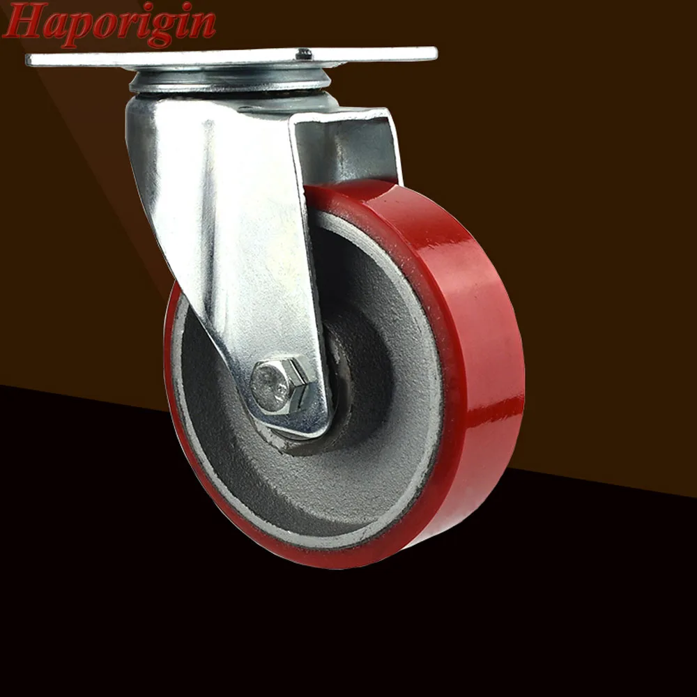 4'' Swivel Wheels Caster Industrial Castor Univeral Wheel Silence PU 360 Degree Rolling Heavy Casters Cast Iron Double Bearing
4'' Swivel Wheels Caster Industrial Castor Univeral Wheel Silence PU 360 Degree Rolling Heavy Casters Cast Iron Double Bearing