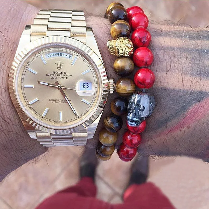 Charm Skull Bracelet Men Natural Stone Beads Jewelry Friends Bracelets For Women Handmade Boyfriend Gift 2019 Summer Accessories
Charm Skull Bracelet Men Natural Stone Beads Jewelry Friends Bracelets For Women Handmade Boyfriend Gift 2019 Summer Accessories