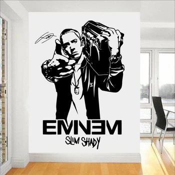 Design Mural EMINEM Rapper Vinyl Wall Art Stickers For Boys Bedroom Home Decor Teens Room Decor Manga Mural Wall Sticker U1018
Design Mural EMINEM Rapper Vinyl Wall Art Stickers For Boys Bedroom Home Decor Teens Room Decor Manga Mural Wall Sticker U1018