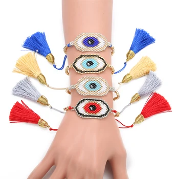 Shinus 5pcs/lot Miyuki Bracelet Evil Eye Bracelets For Women Handmade jewelry Pulsera Beads Bileklik Wholesale Charm Gold Chain
Shinus 5pcs/lot Miyuki Bracelet Evil Eye Bracelets For Women Handmade jewelry Pulsera Beads Bileklik Wholesale Charm Gold Chain