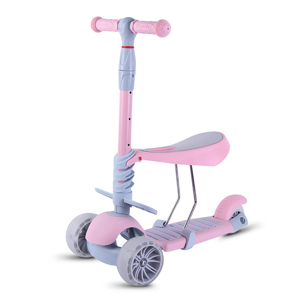 Children Detachable Seat Kick Scooters Baby Walker Three-In-One Three-Wheeled Adjustment Foot Scooters For Kids
Children Detachable Seat Kick Scooters Baby Walker Three-In-One Three-Wheeled Adjustment Foot Scooters For Kids