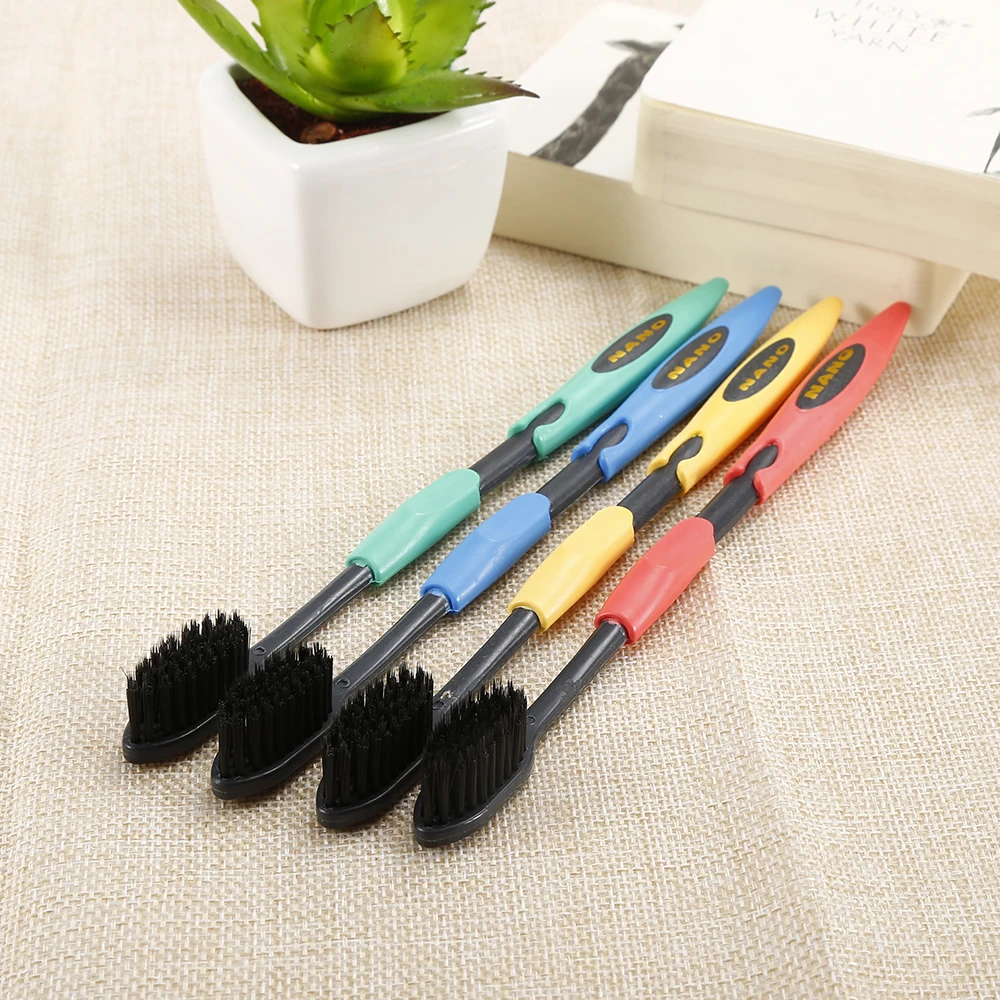 4Pcs Bamboo Charcoal Soft Toothbrush Oral Dental Care Nano Brush Black Head Brush
4Pcs Bamboo Charcoal Soft Toothbrush Oral Dental Care Nano Brush Black Head Brush