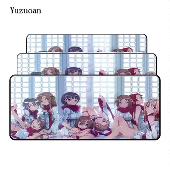 Yuzuoan Free Shipping Large 90x40cm Anime Girl Fashion Mouse Pad Game Gamer Gaming Mousepad Keyboard Mat Lock Edge Pad As Gift
Yuzuoan Free Shipping Large 90x40cm Anime Girl Fashion Mouse Pad Game Gamer Gaming Mousepad Keyboard Mat Lock Edge Pad As Gift