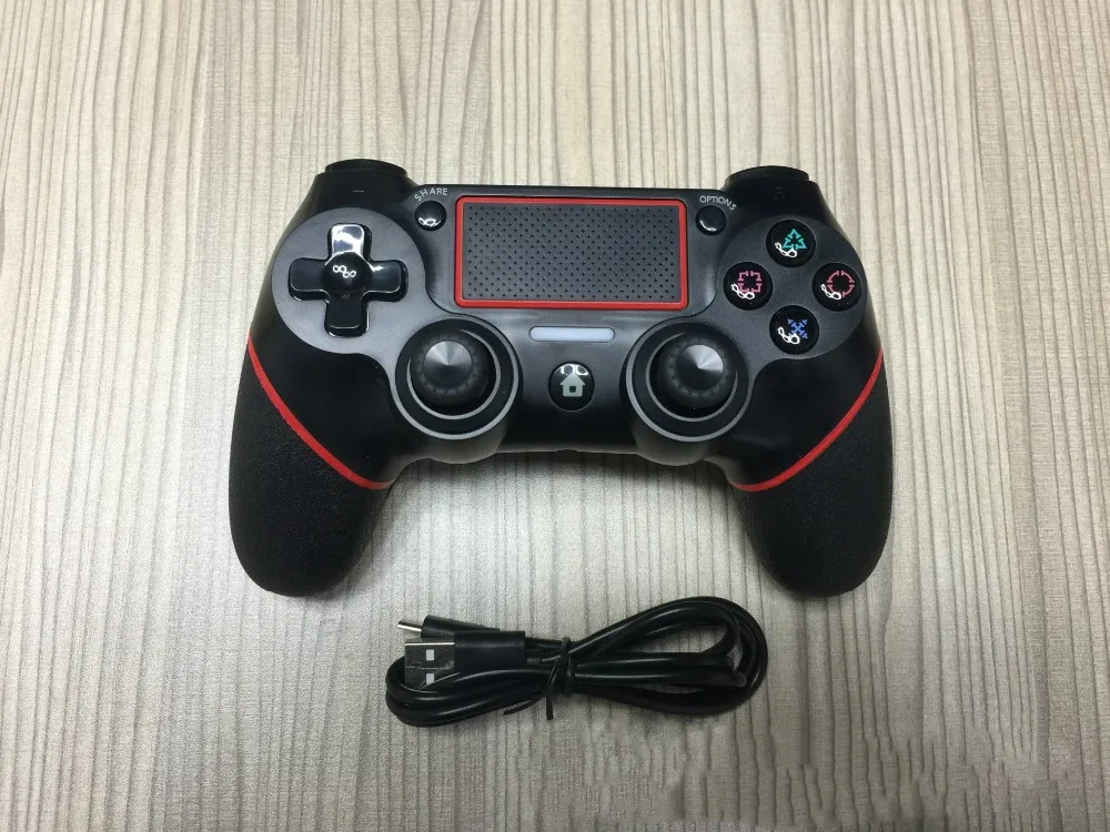 Wireless Bluetooth Vibration Shock Gamepad Game Controller Joystick for Sony PlayStation4 Dualshock 4 PS4 Console/PC with Cable
Wireless Bluetooth Vibration Shock Gamepad Game Controller Joystick for Sony PlayStation4 Dualshock 4 PS4 Console/PC with Cable