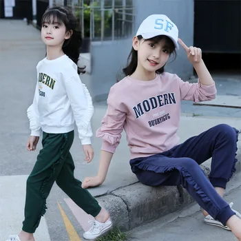 Kids Clothes 2020 Baby Clothing Set 2pcs Suit Ruffled Sweatshirt + Pants Outfit Tracksuit Baby Girl Clothes Girls Sport Suit
Kids Clothes 2020 Baby Clothing Set 2pcs Suit Ruffled Sweatshirt + Pants Outfit Tracksuit Baby Girl Clothes Girls Sport Suit