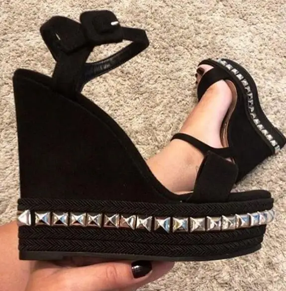 Moraima Snc Hot Selling Rope Bradided Platform Wedge Sandal Summer Peep Toe Ankle Strap Shoes Woman Cutouts Runway Dress Shoes
Moraima Snc Hot Selling Rope Bradided Platform Wedge Sandal Summer Peep Toe Ankle Strap Shoes Woman Cutouts Runway Dress Shoes