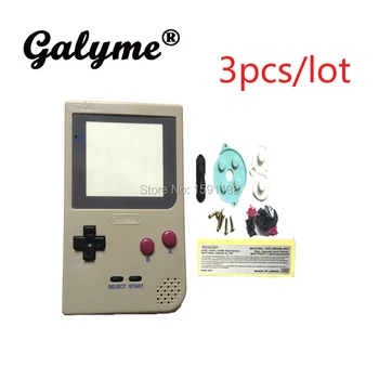 New Product 3pcs/lot Gray Color Housing Shell Fit For GameboyGB Pocket GBP Game Console Replacement Case Pads Boy Game Kids Gift
New Product 3pcs/lot Gray Color Housing Shell Fit For GameboyGB Pocket GBP Game Console Replacement Case Pads Boy Game Kids Gift