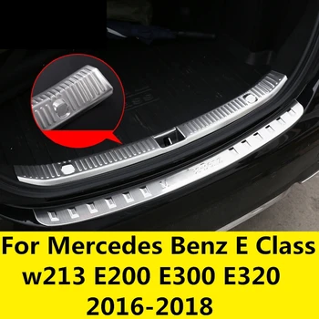For Mercedes Benz E Clase w213 E200 E300 E320 2016-18 stainless steel Interior Exterior Rear Trunk Bumper Scuff Plate Door Sill 
For Mercedes Benz E Clase w213 E200 E300 E320 2016-18 stainless steel Interior Exterior Rear Trunk Bumper Scuff Plate Door Sill