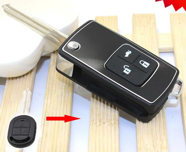3 Buttons Modified Flip Folding Remote Key Shell Case For Buick Excelle HRV Fob Key Cover
3 Buttons Modified Flip Folding Remote Key Shell Case For Buick Excelle HRV Fob Key Cover