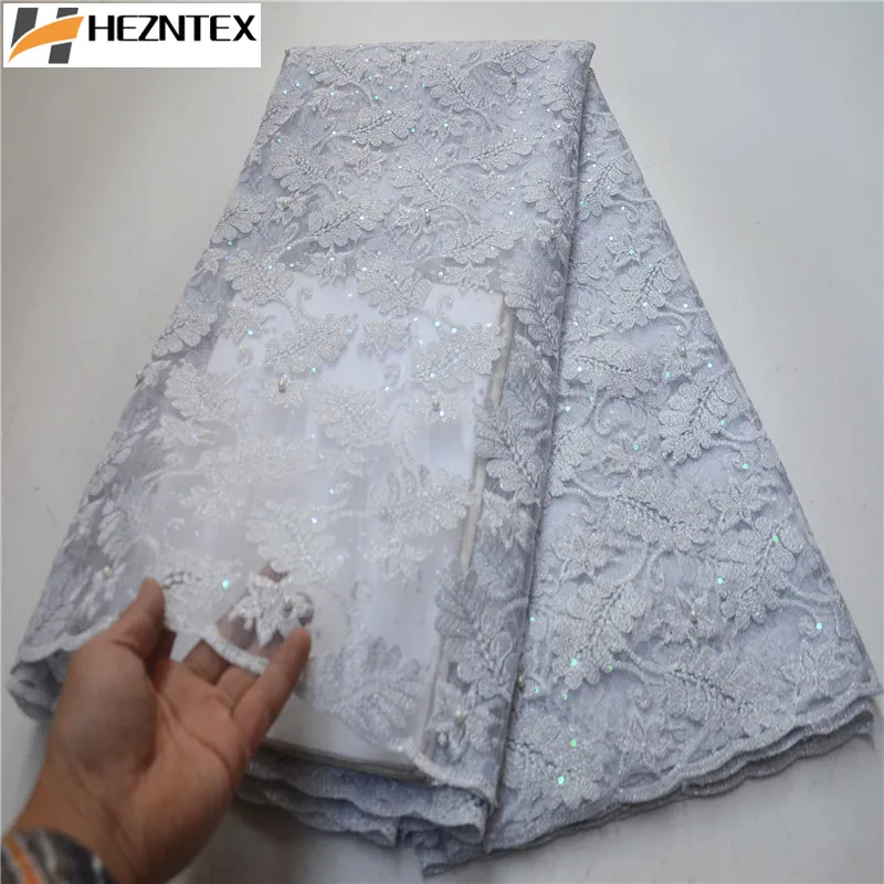 2019 High quality white nigerian sequins lace fabric french swiss voile lace african tulle lace fabric for women dress PSA597-1
2019 High quality white nigerian sequins lace fabric french swiss voile lace african tulle lace fabric for women dress PSA597-1