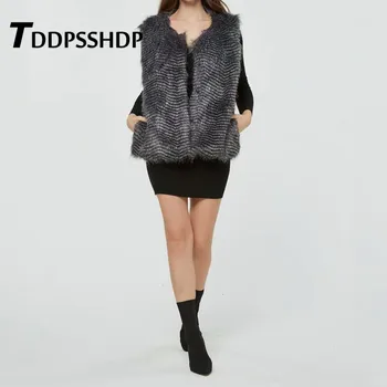Furry Women Vest Outwear Early Spring Sleeveless Round Neck Faux Fur Waistcoat Veste Sans Manche Femme
Furry Women Vest Outwear Early Spring Sleeveless Round Neck Faux Fur Waistcoat Veste Sans Manche Femme